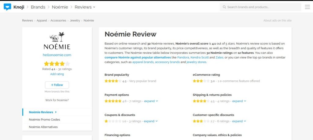Noemie Review On Knoji