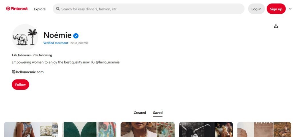 Noemie Pinterest Profile Image