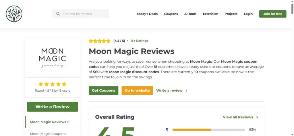 Moon Magic Jewelry Reviews on TenereTeam