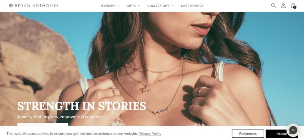 Bryan Anthonys Jewelry Homepage Image