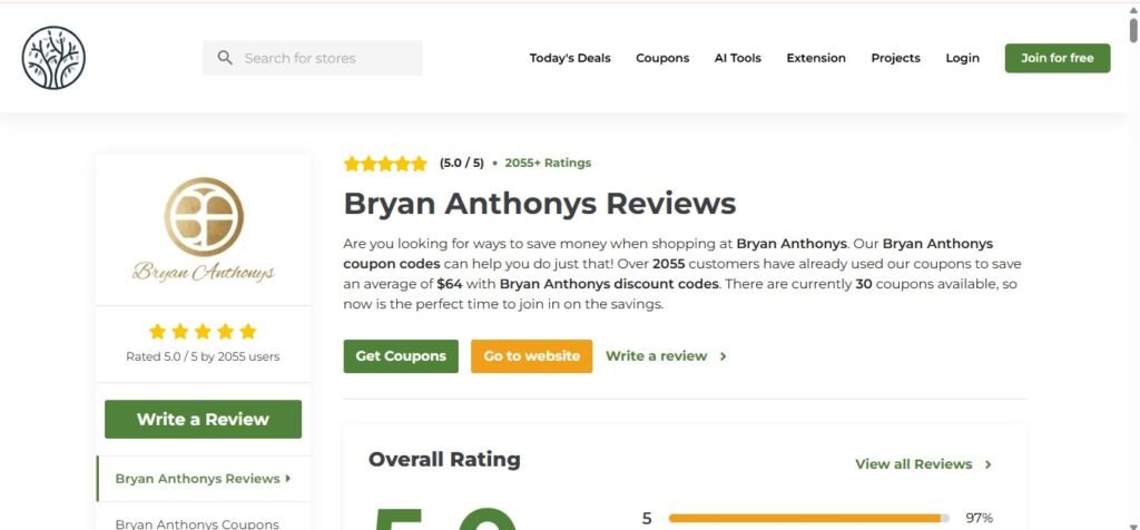 Bryan Anthonys Jewelry Reviews On TenereTeam