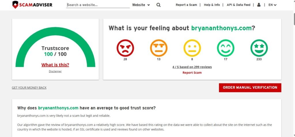 Bryan Anthonys Jewelry Reviews On Scamadviser