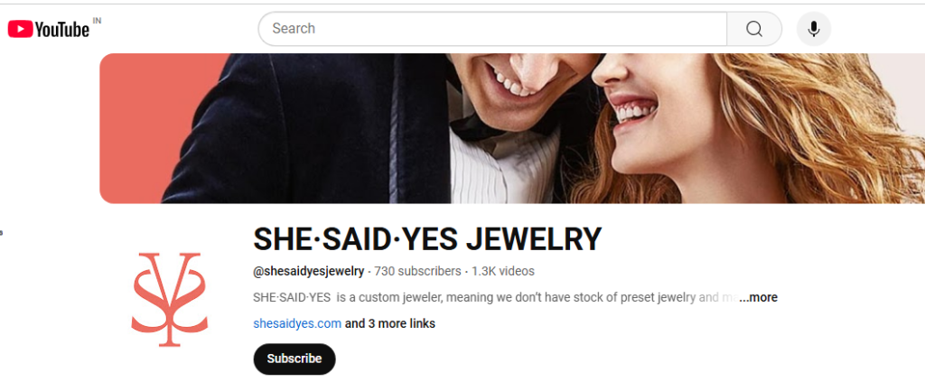 She Said Yes Jewelry YouTube Channel