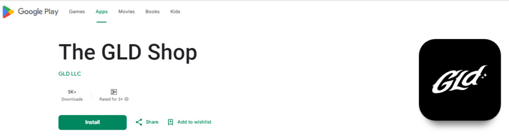 The GLD Shop Review On Play Store