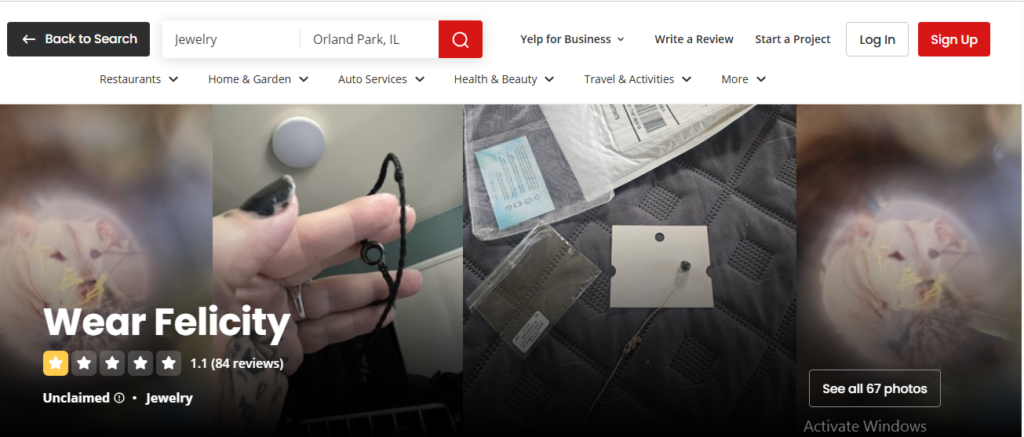 Wear Felicity Review On Yelp