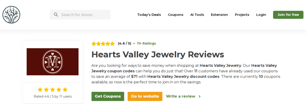 Hearts Valley Jewelry Review On TenereTeam