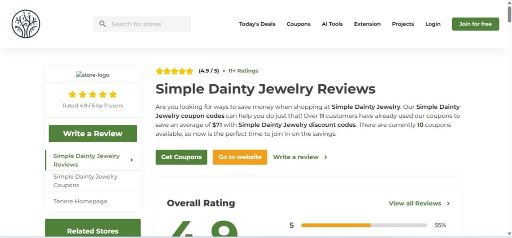 Simple & Dainty Reviews On TenereTeam