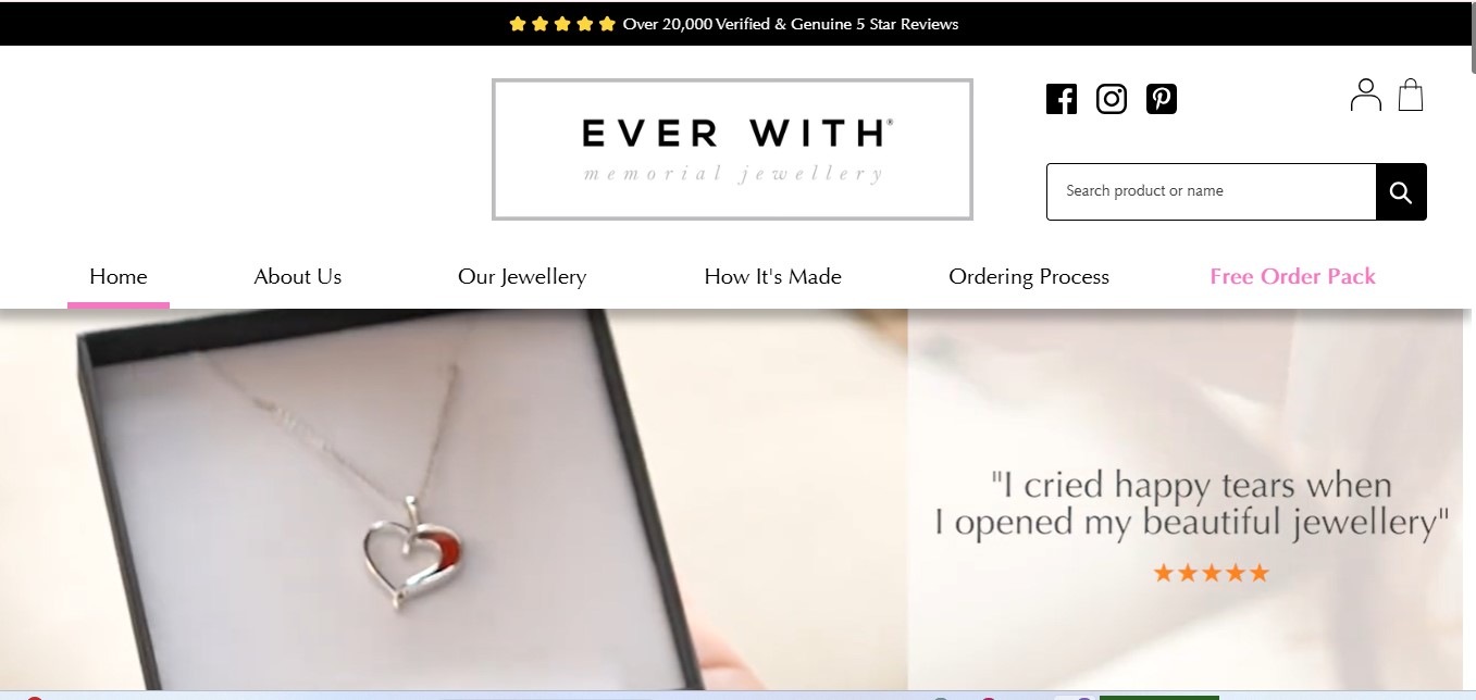 EverWith Homepage Image