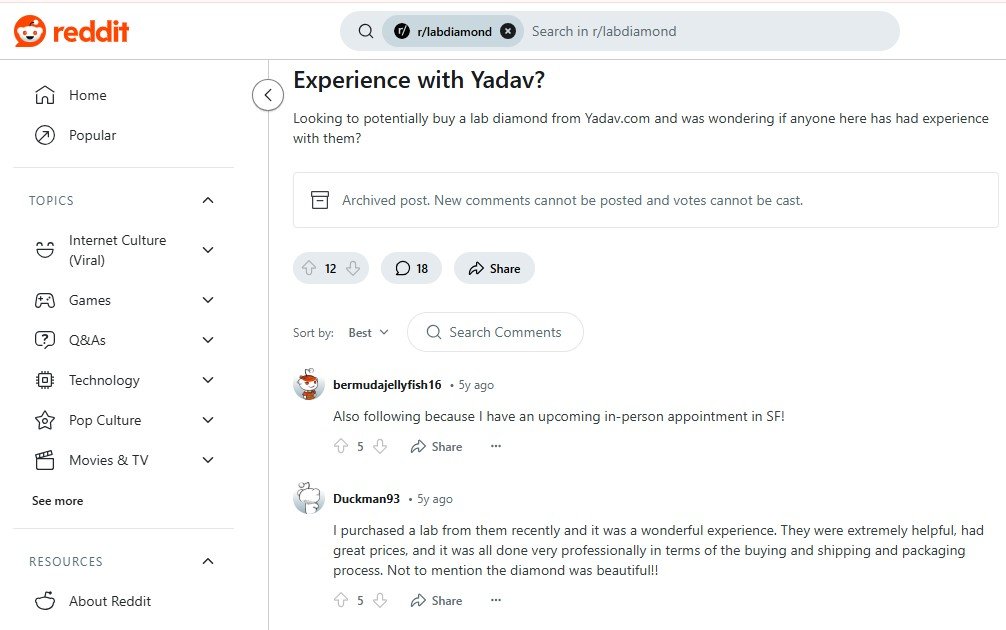 Yadav Jewelry Reviews On Reddit