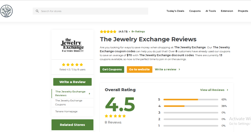 The Jewelry Exchange Review On TenereTeam