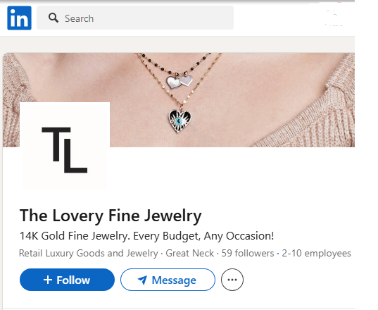 The Lovery Fine Jewelry LinkedIn Profile