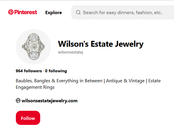 Wilson's Estate Jewelry Review On Pinterest