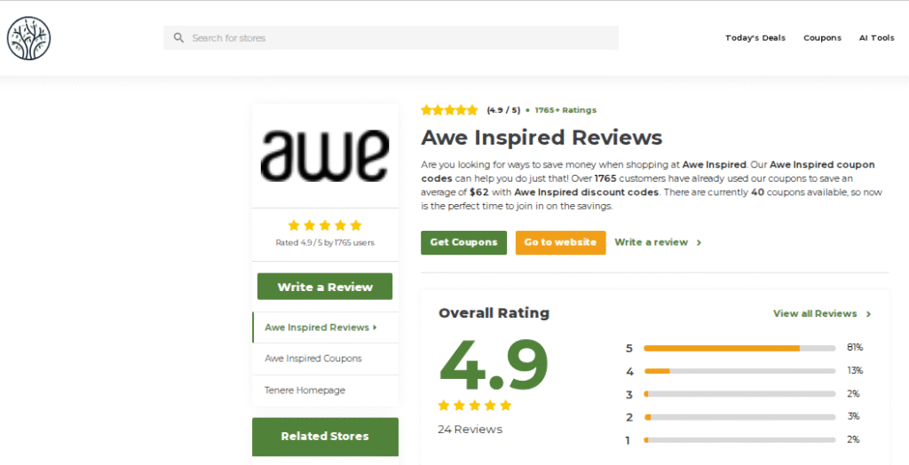 Awe Inspired Jewelry Review On TenereTeam