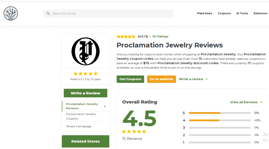 Proclamation Jewelry Review On TenereTeam