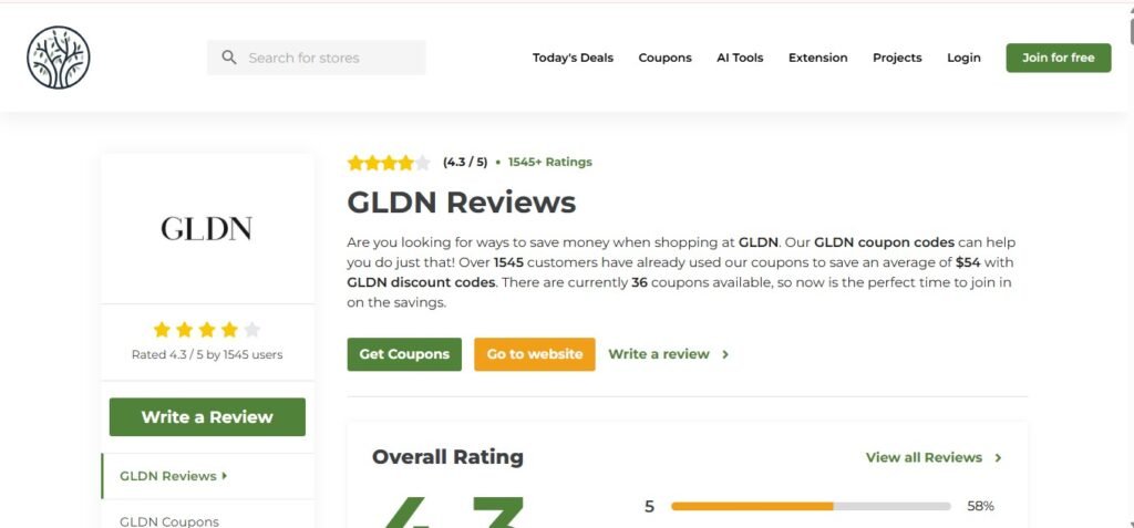 GLDN Jewelry Reviews On TenereTeam