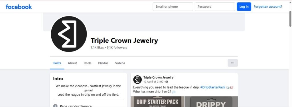 Triple Crown Jewelry Facebook Profile Image