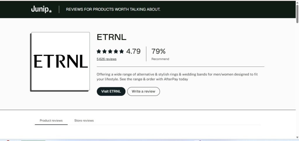 Etrnl Rings Reviews on Junip