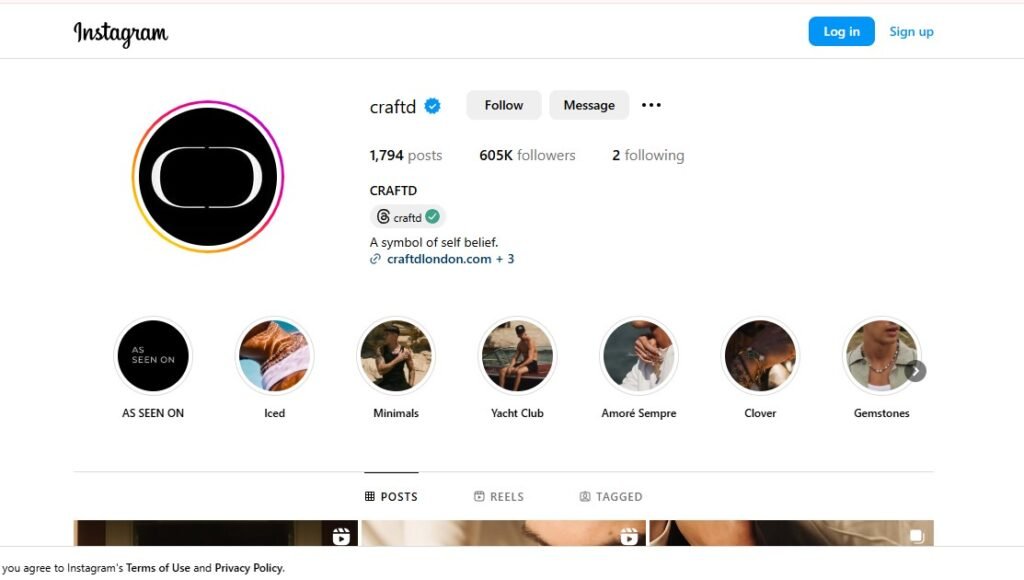 Craftd London Instagram Profile Image
