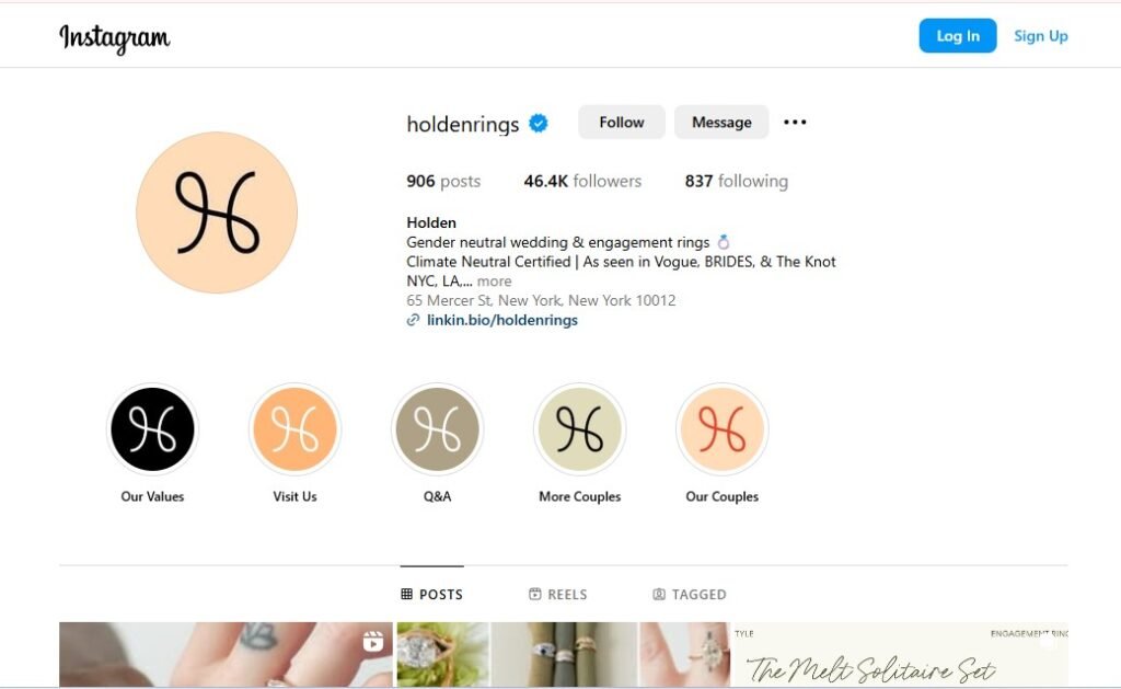 Holden Rings Instagram Profile Image