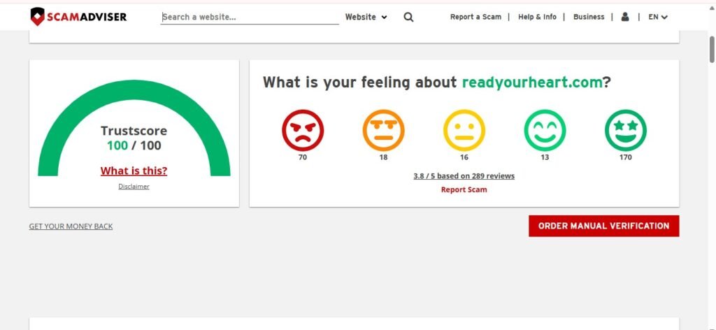 ReadYourHeart Jewelry Reviews on Scamadviser