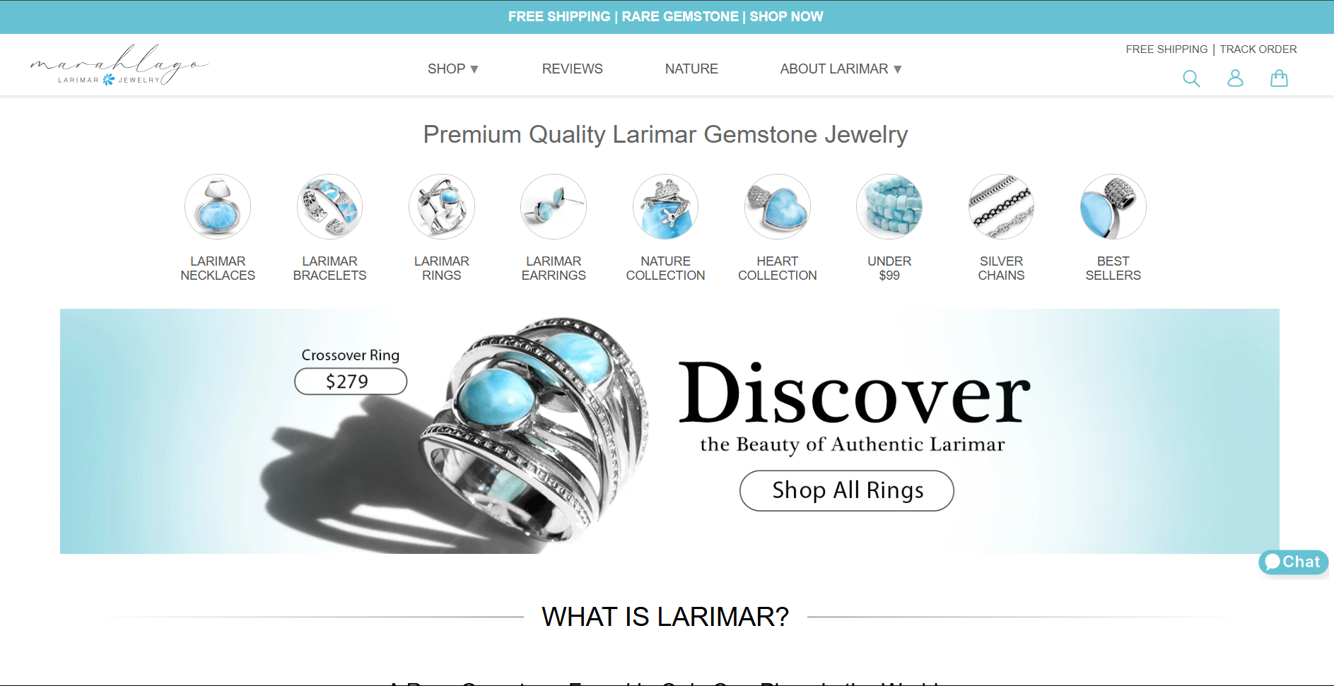 Marahlago Jewelry Homepage