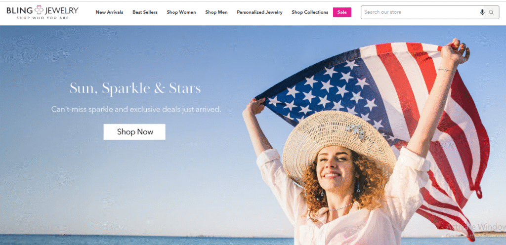 Bling Jewelry Homepage