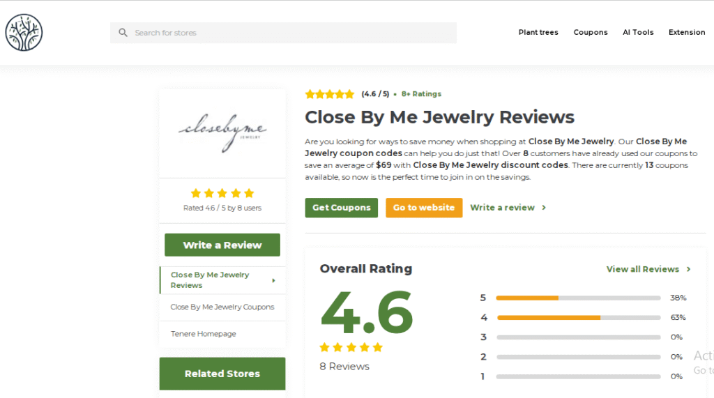 Close By Me Jewelry Review On TenereTeam