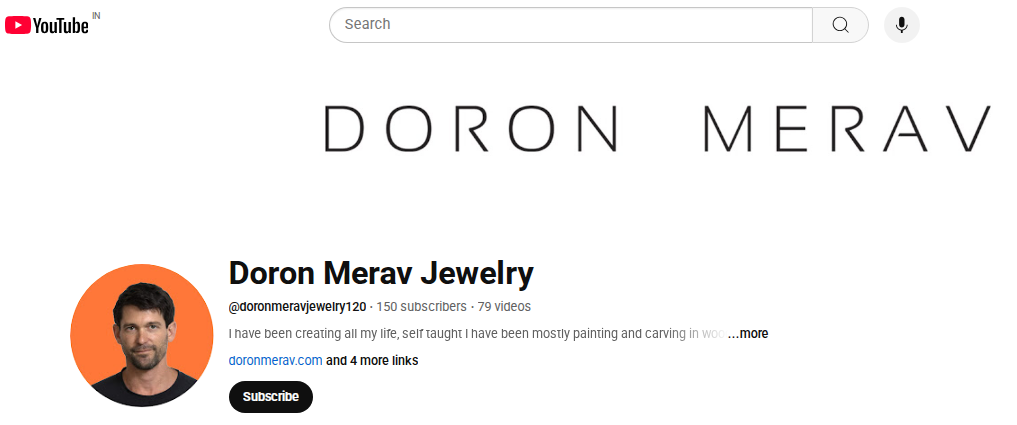 Doron Merav Jewelry YouTube Channel