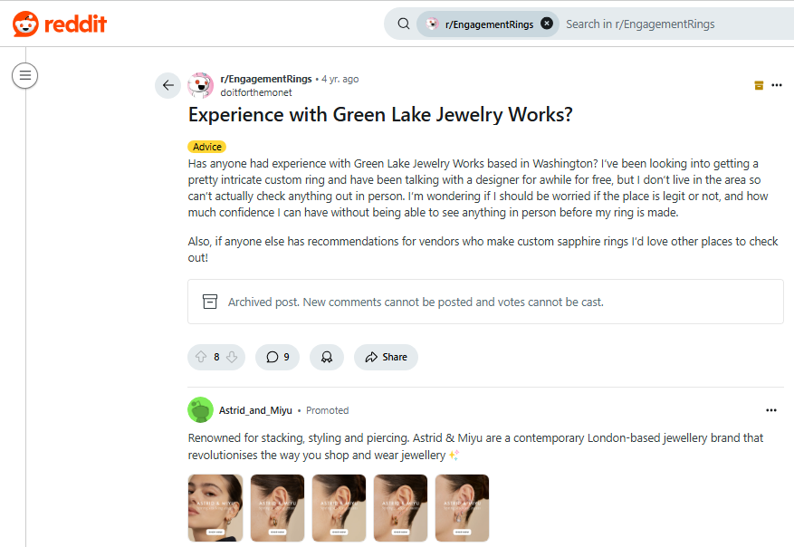 Green Lake Jewelry Review On Reddit