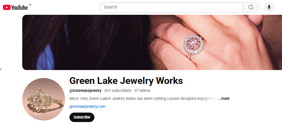 Green Lake Jewelry YouTube Channel