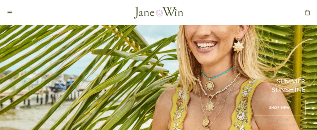Jane Win Jewelry Homepage