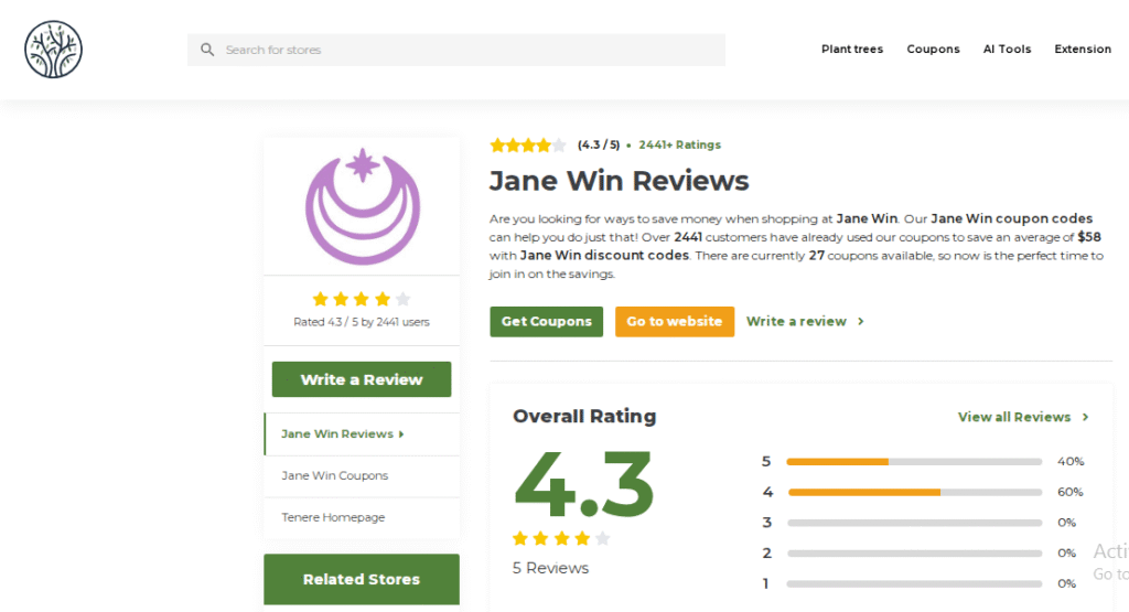 Jane Win Jewelry Review On TenereTeam