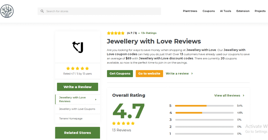 Jewellery With Love Review On TenereTeam