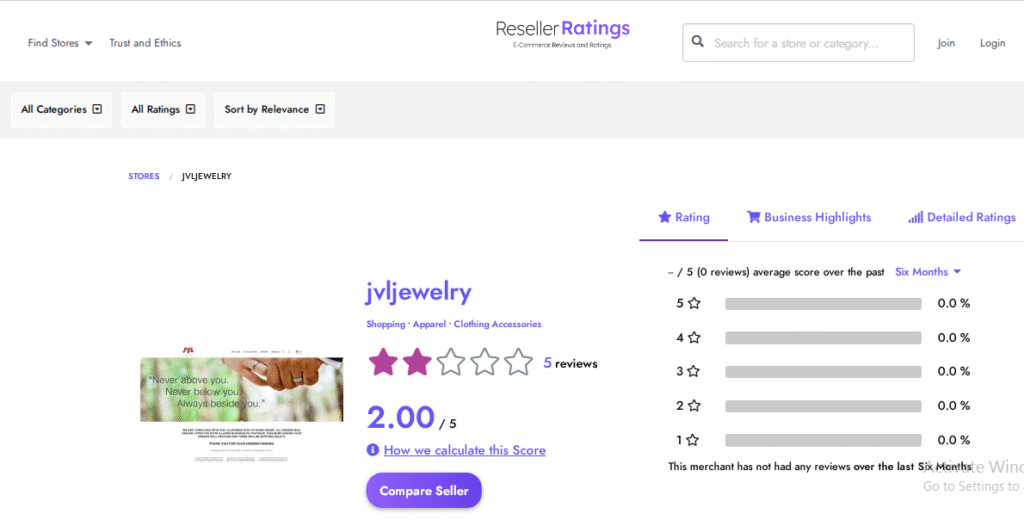 Jvl Jewelry Review On Reseller Rating