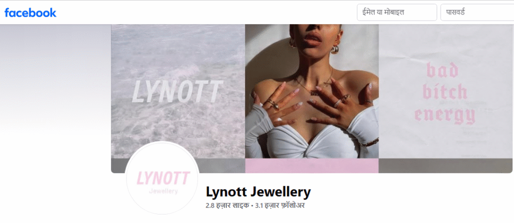Lynott Jewellery Profile Instagram