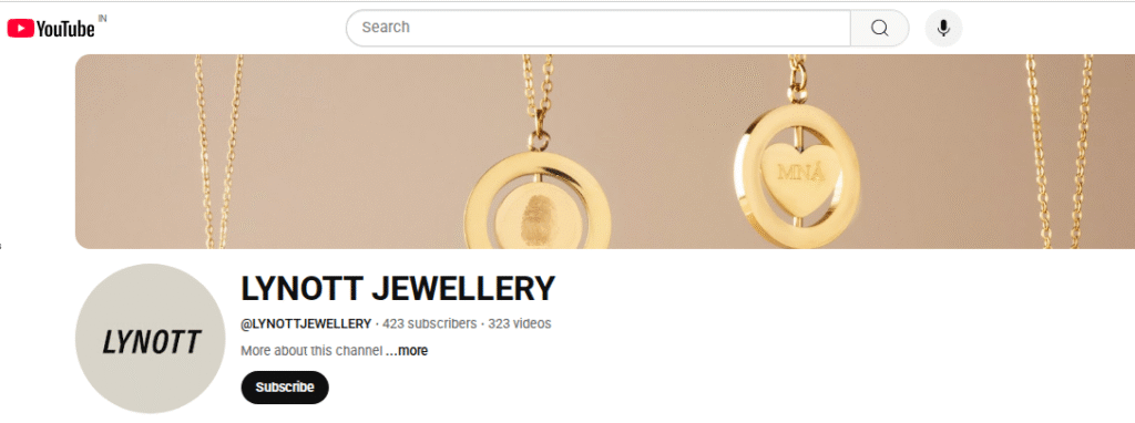 Lynott Jewellery YouTube Channel