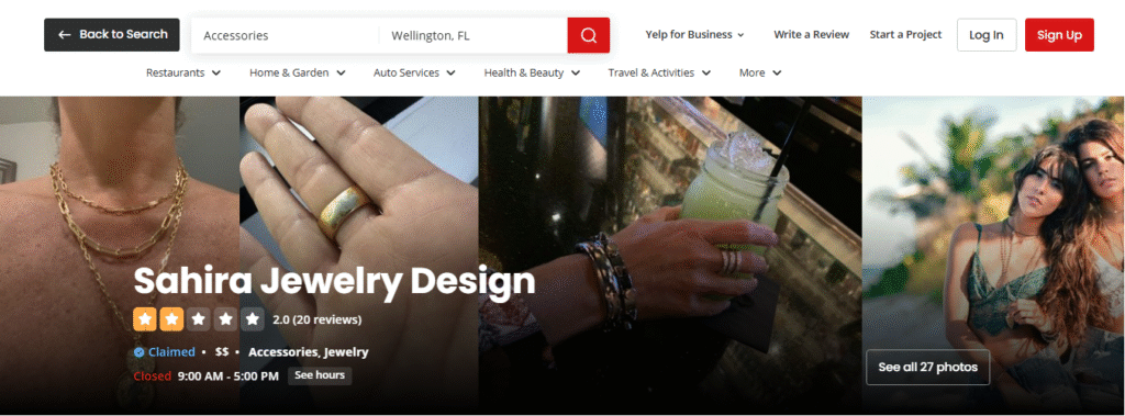 Sahira Jewelry Design Review On Yelp