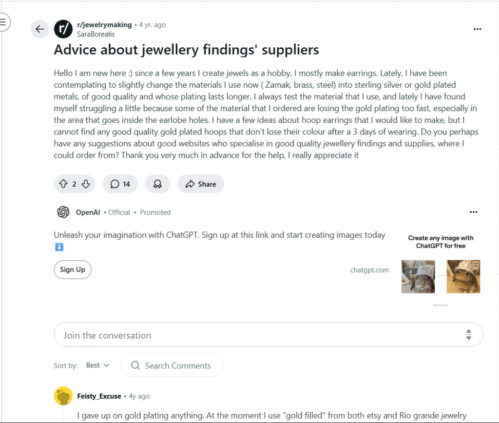 JewelryandFindings Review On Reddit