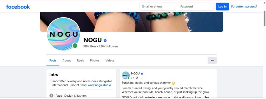 NOGU Jewelry Facebook Profile Image