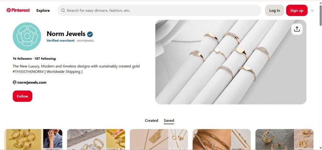 Norm Jewels Pinterest Profile Image