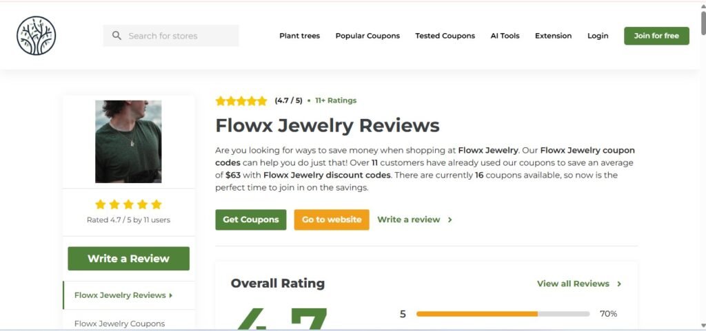 FlowX Jewelry Reviews on TenereTeam