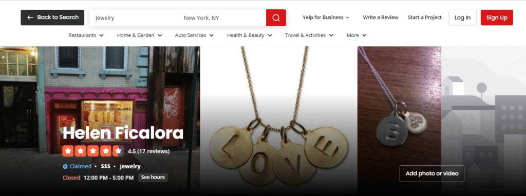 Helen Ficalora Review On Yelp