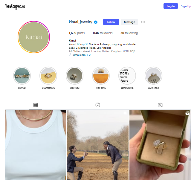 Kimai Jewelry Review On Insatgram