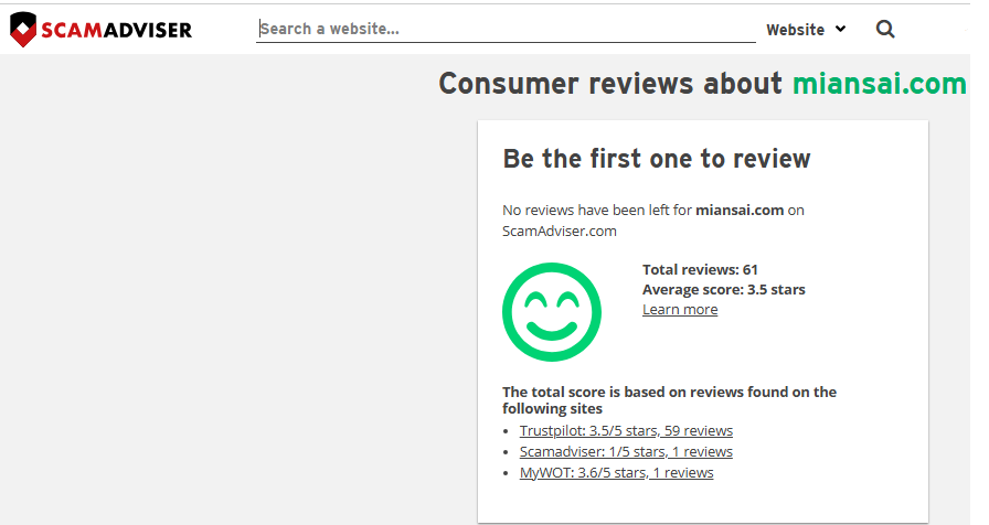 Minasai Jewelry Review On Scam Adviser