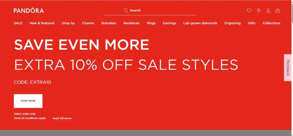 Pandora Homepage Image