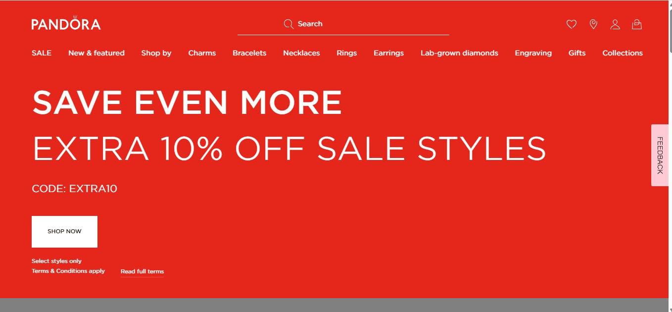 Pandora Homepage Image