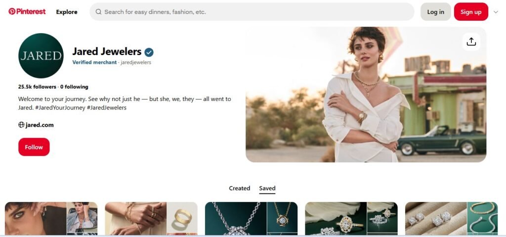 Jared Jewelry Pinterest Profile