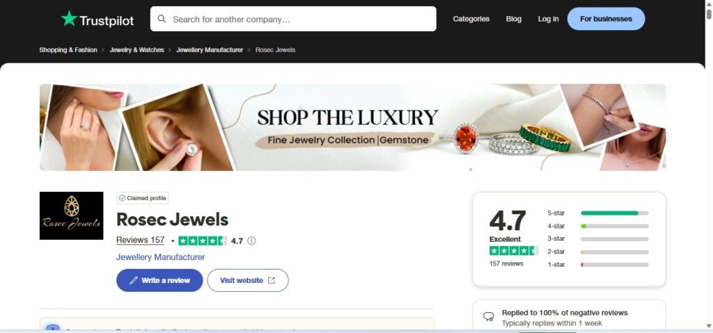 Rosec Jewels Reviews On trustpilot