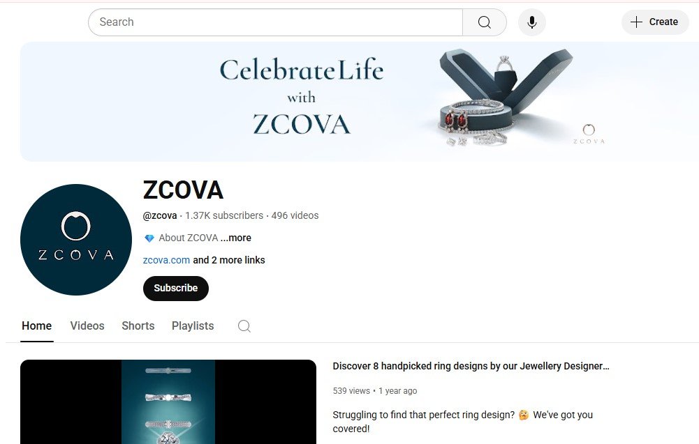 Zcova YouTube Channel