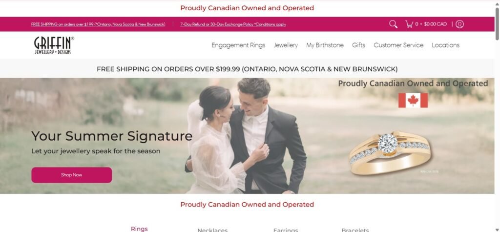 Griffin Jewellery Homepage Image